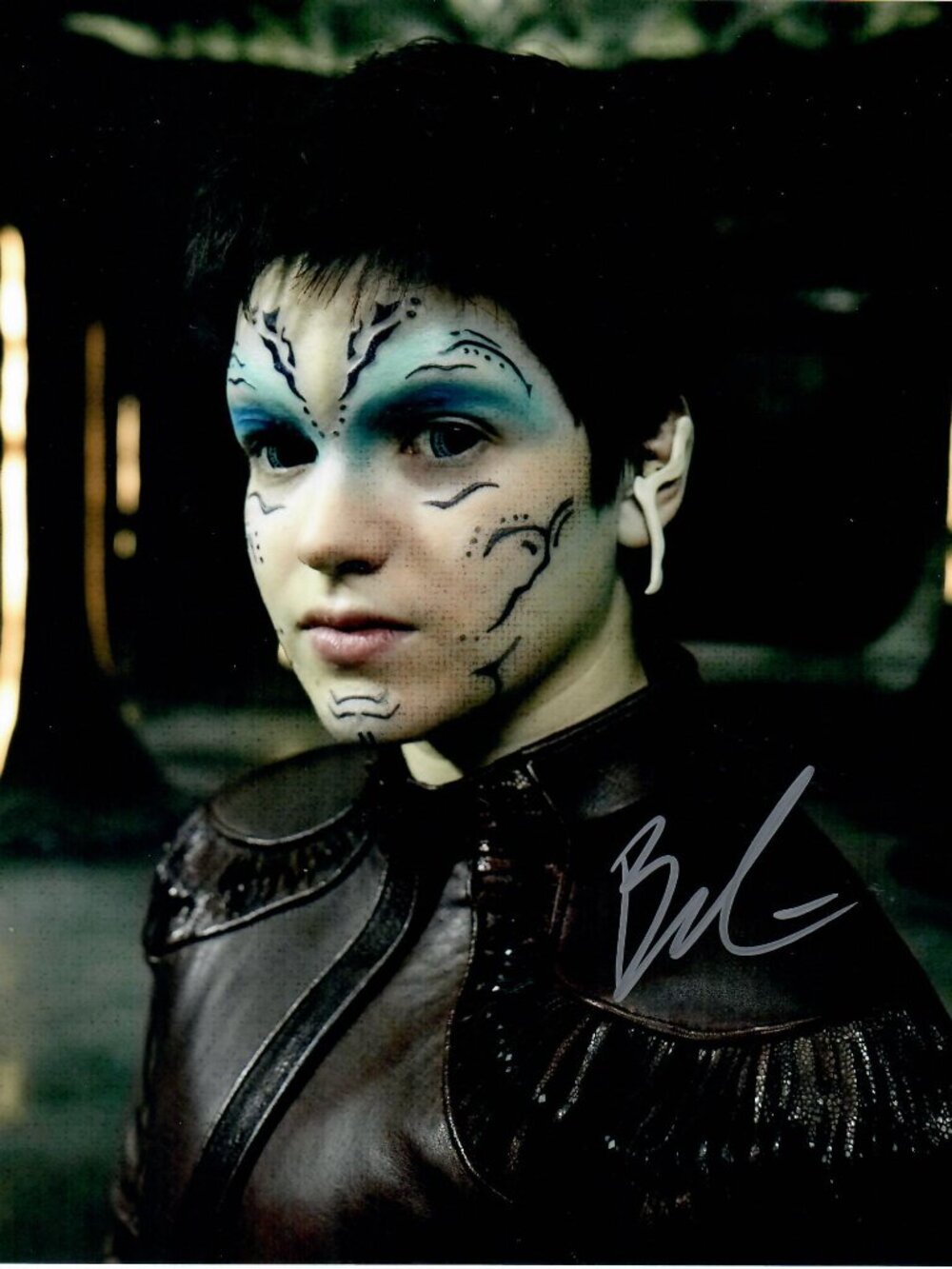 Blu Del Barrio Star Trek Movie Actress Hollywood Signed 8 x 10 Photo